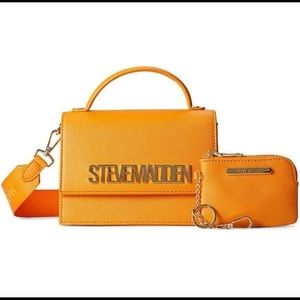 Steve Madden Crossbody Bag Orange Gold Tik-Tok Viral